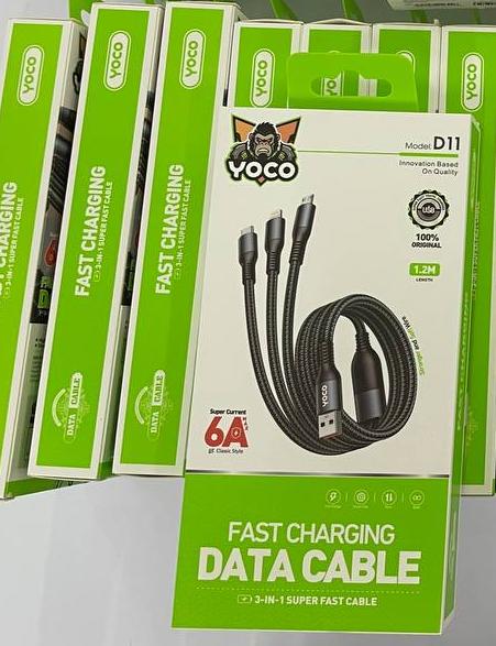 One-to-three charging data cable (d11)