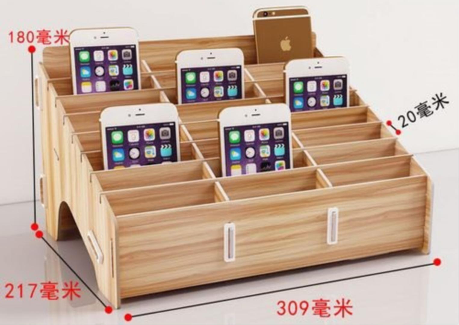 Mobile phone storage box 24 compartments