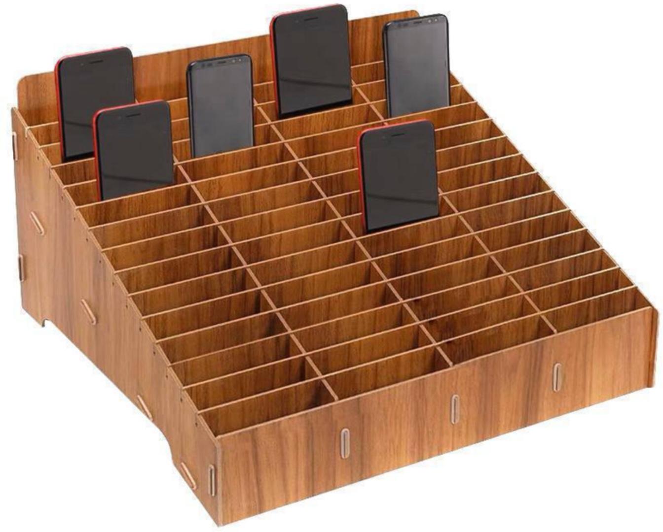 Mobile phone storage box 48 compartments