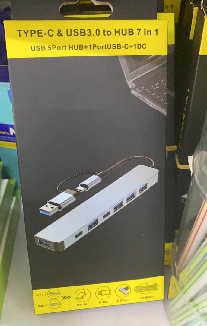 New USB3.0+typec 1 minute 7 USB HUB