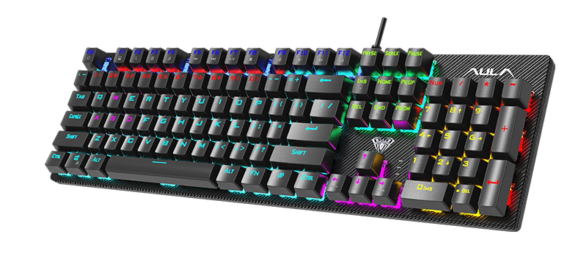 Wolf Spider Mechanical Keyboard S2022 Black Square Keys